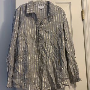 NWOT! Dressbarn Westport Button down Blouse